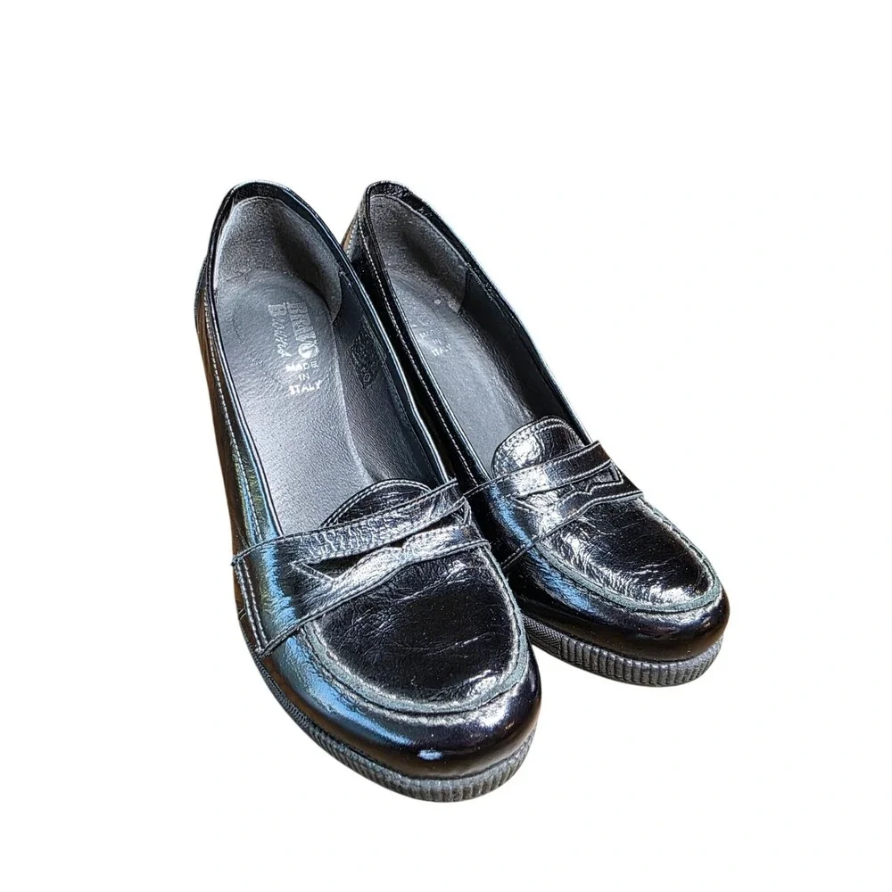 Bravo browns‎ made in Italy leather women shoes size 8